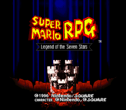 Super Mario RPG - Oreffezeps Title Screen